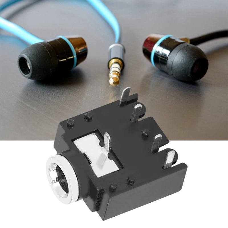 5Pin Stereo Headset Interior Socket Model PJ-307 - 3.5mm Audio Jack Connector with Stable Connection for Computer TV Home Appliance Audio - Image 2