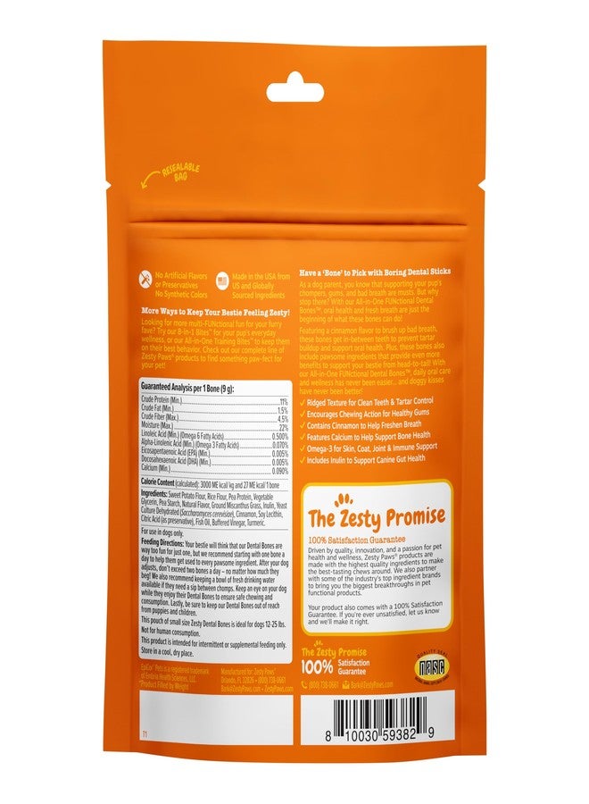 Zesty Paws All-in-One Functional Dental Bones, Small, 6ct - Image 3