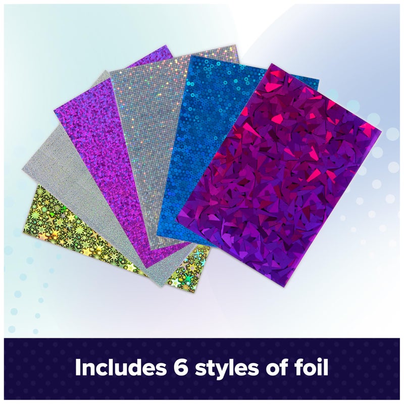 Cool Maker, Mix & Mani Foil Nail Kit with 6 Sheets & Stickers for 5 DIY Manicures (Packaging May Vary), Arts and Crafts Kids Toys for Ages 7 and up - Image 5