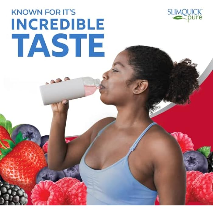 Slimquick Pure 3x Extra Strength Mixed Berry Drink Mix for Women to Help Achieve Weight Goals, Helps Metabolism, Keeps Full for Longer with Green Tea, Caffeine, Chaste Tree, Rhodiola Extract, 26 Count - Image 4