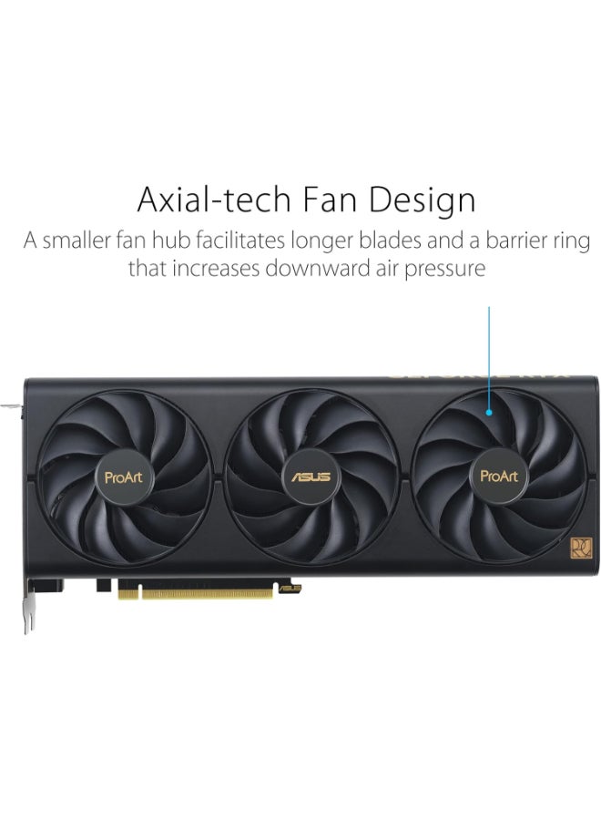 ASUS ProArt GeForce RTX™ 4060 Ti 16GB OC Edition GDDR6 Graphics Card (PCIe 4.0, 16GB GDDR6, DLSS 3, HDMI 2.1a, DisplayPort 1.4a) - Image 5