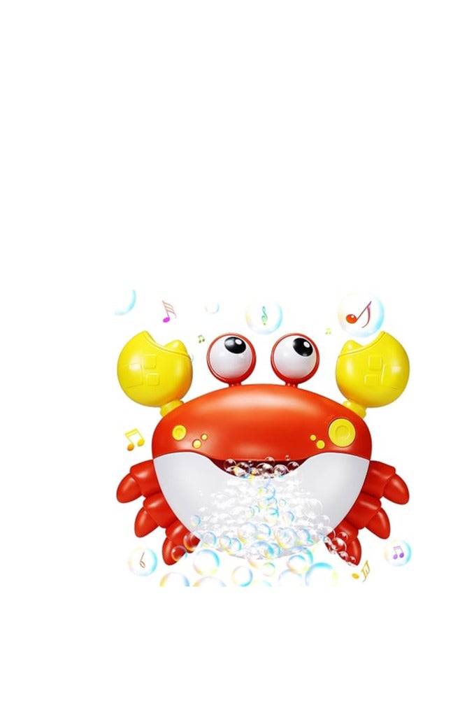 QICHEN Baby Bath Toy, Crab Bubble Bath Toy with Music, (Multicolor) - Image 1