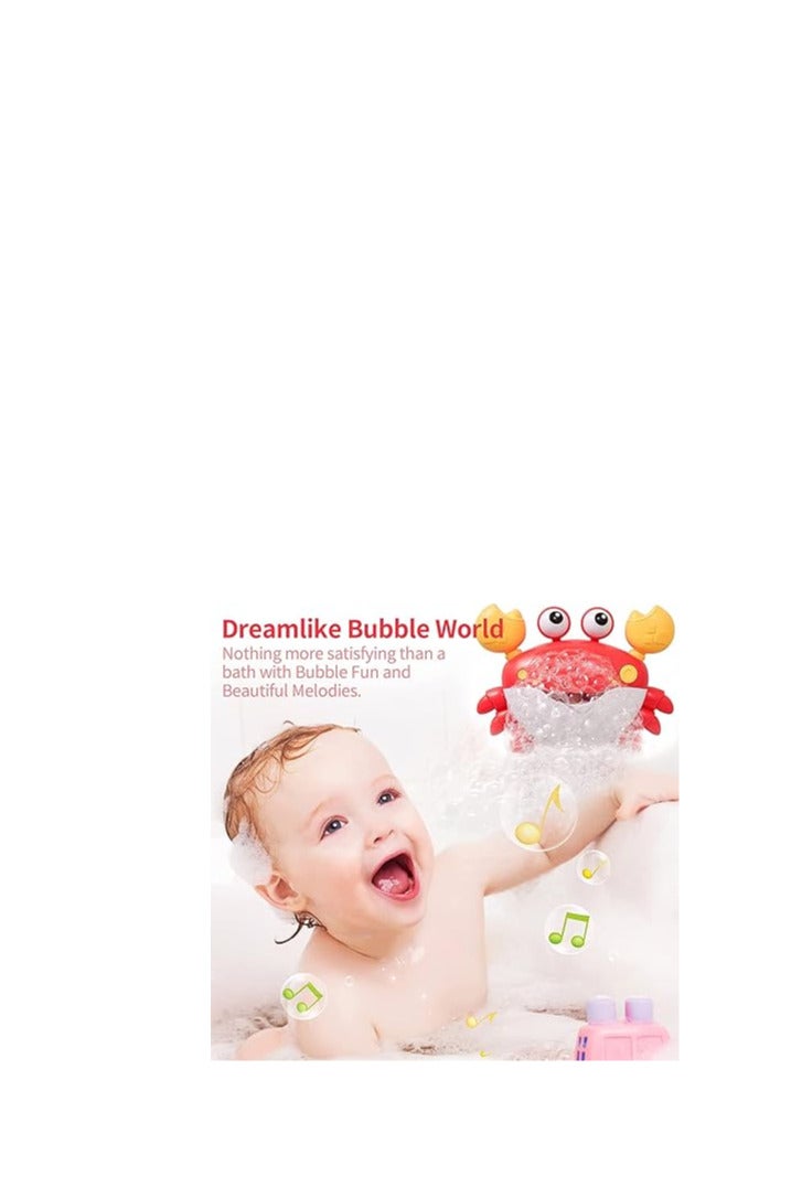 QICHEN Baby Bath Toy, Crab Bubble Bath Toy with Music, (Multicolor) - Image 4