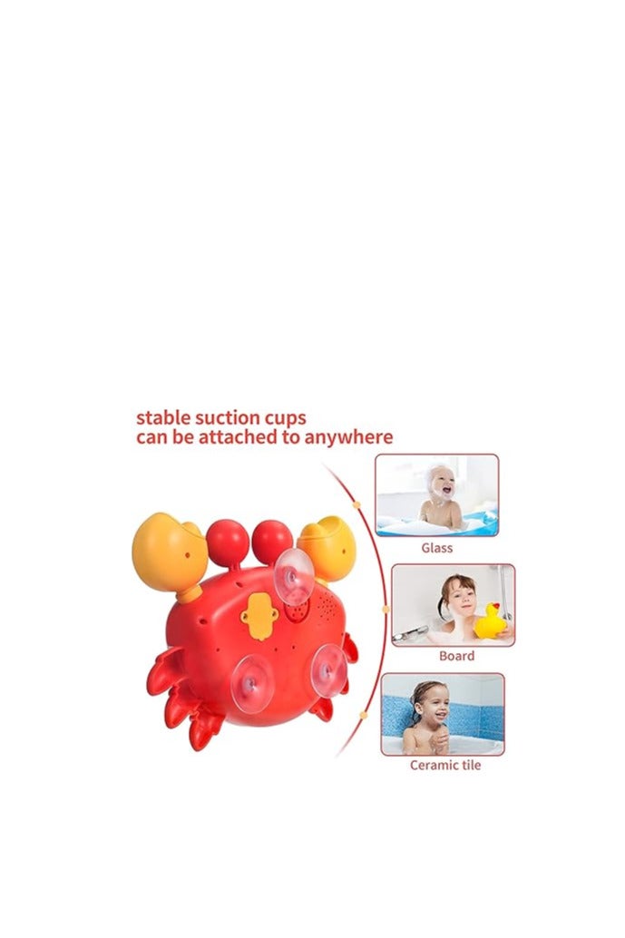 QICHEN Baby Bath Toy, Crab Bubble Bath Toy with Music, (Multicolor) - Image 5