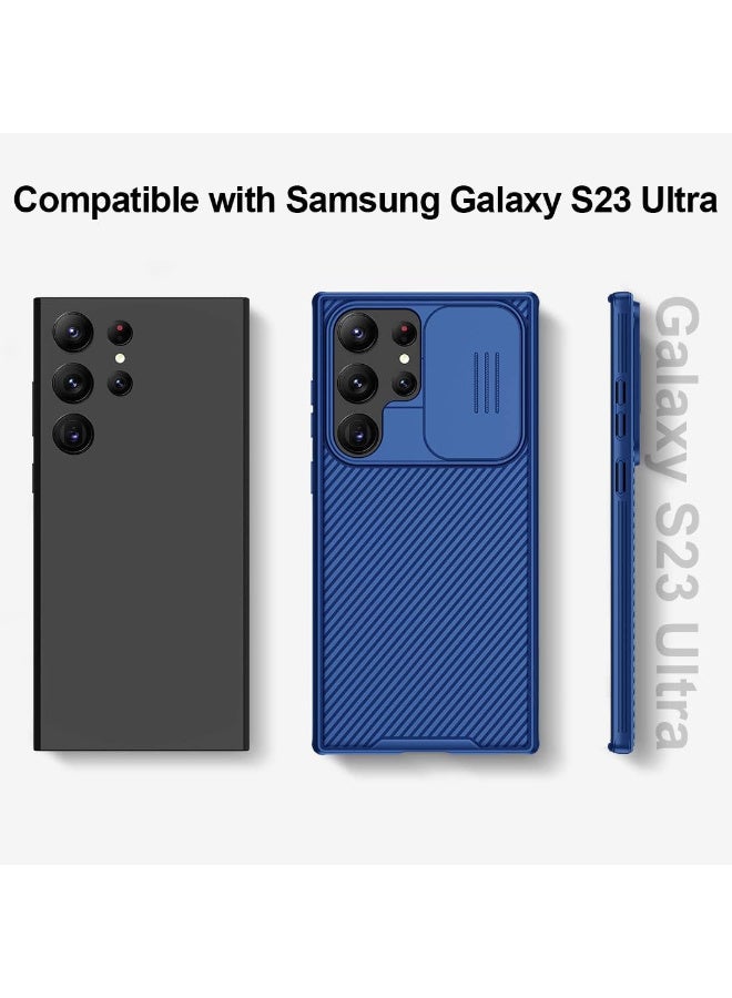 Nillkin CamShield Pro Series Cover Case Designed For Samsung Galaxy S23 Ultra - Blue - Image 2