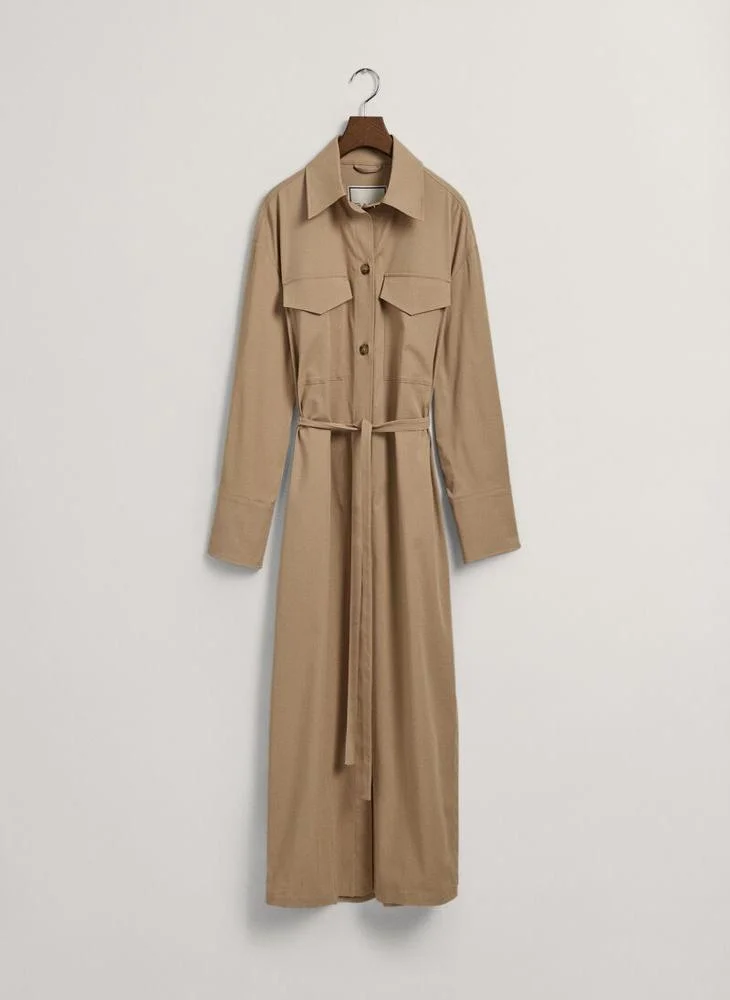 غانت Long Overshirt Coat