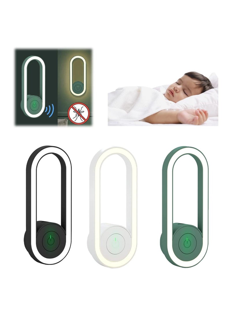 NIBEMINENT SYOSI Mosquito Killer with LED Light, Zapper, Bug Pest Repeller, Indoor Repellent for Roach, Rodent, Mouse, Bugs, Mosquito, Mice, Spider, Electronic Plug in Control (3pcs) - Image 1