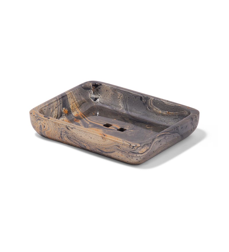 OBSESSIONS Set of 4 Pc Polyresin Bathroom Set, Multi - Image 5