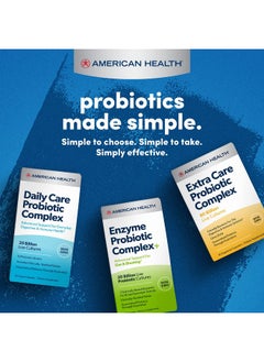 AMERICAN HEALTH Enzyme Probiotic Complex Plus, 20 Billion Microorganisms - Clinically Studied Strain - Advanced Support for Gas & Bloating* - Non-GMO - 60 Capsules, 60 Total Servings - pzsku/Z578C9BE8C3E7DBC3B82DZ/45/_/1740202085/beac83ec-ffa2-465d-bb43-22b5794ed441