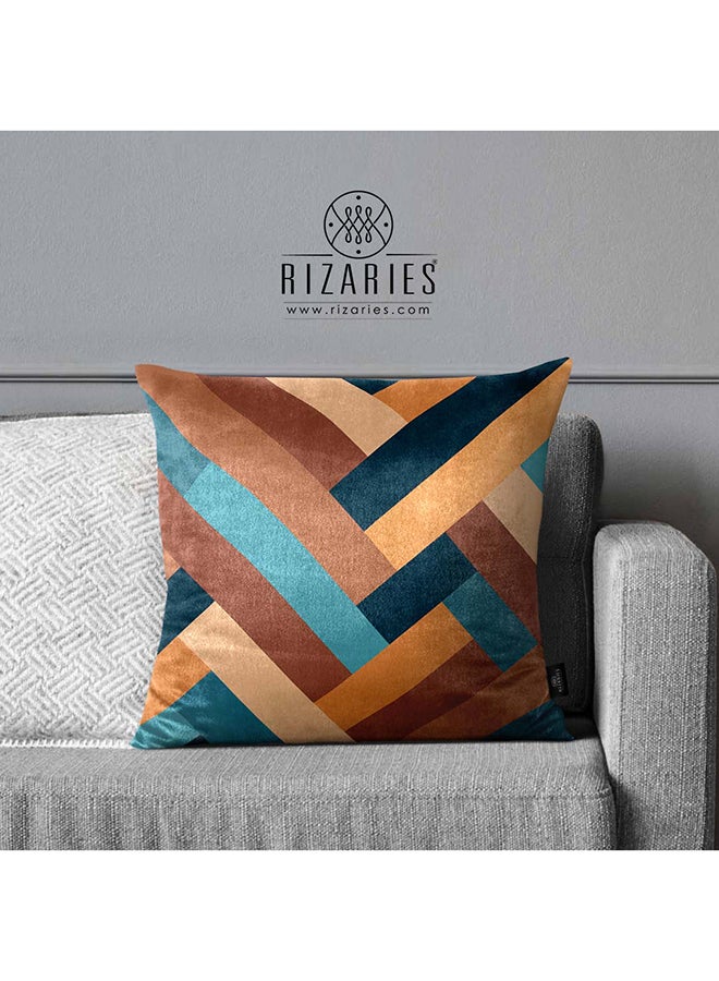 RIZARIES SuperSoft Ocean Lines Throw Pillow - Image 1
