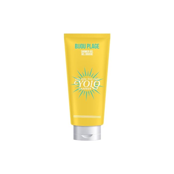 Bijou Plage - Shower Gel - Gentle Body Wash - Sweet Scent Notes of Coconut, Vanilla, and Caramel - 3.3 oz