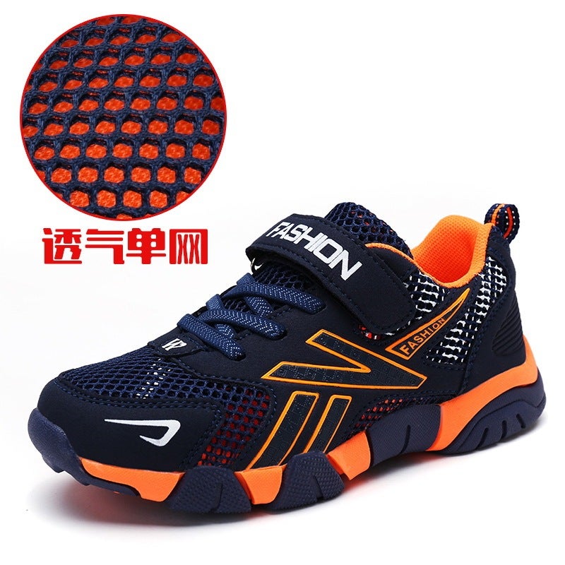 Mesh Sneakers Lightweight Flexible Sole Walking Shoes For Kids Indoor And Outdoor Activities - Image 1