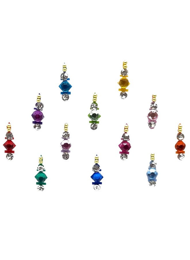 Comet Busters Beautiful Handcrafted Multicolor Bindis (BIN1842) - Image 1