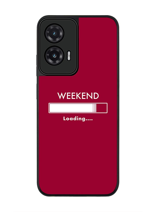 Stylizedd For Motorola Moto G35 Case,Slim fit Camera Protection, Shockproof Thin Phone cover  - Weekend loading