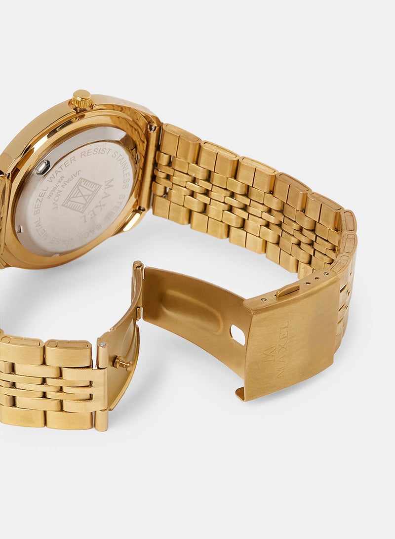 Maxel ساعة يد رجالية من Diastar مقاومة للماء MX570 - 38 مم - Image 4