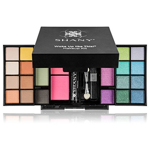 SHANY 'Woke Up Like This' Makeup Kit - Eye Shadows, Blushes, Mascara, and Applicators - Image 3