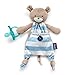 Chicco Pocket Buddies Soft Pacifier HolderLovey Soothing Plush Toy Animal 0m Blue Bear - Image 2