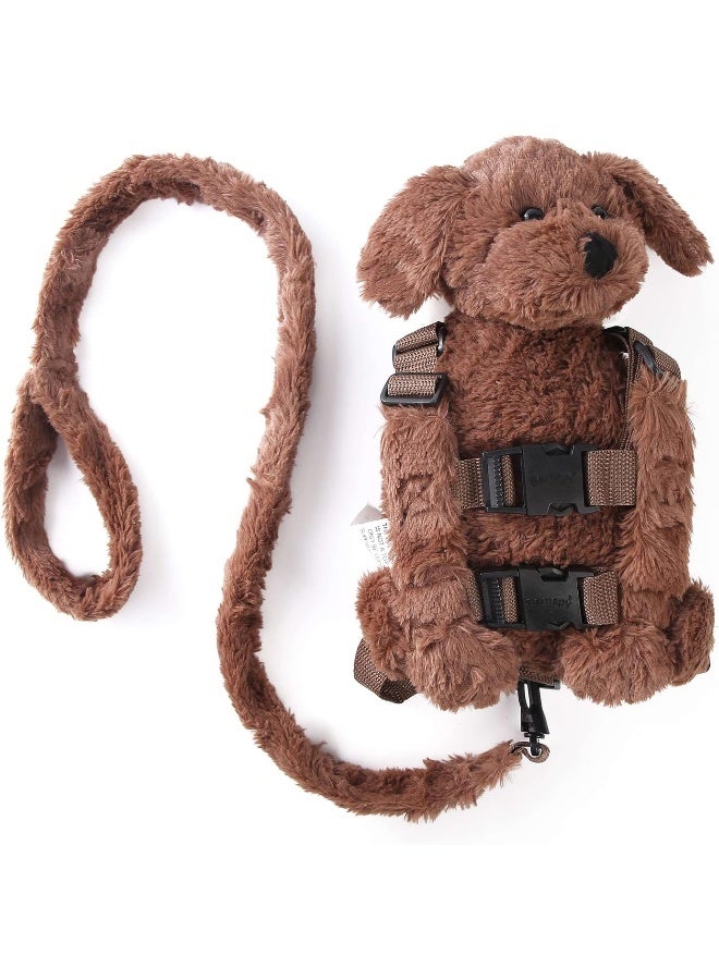 Berhapy 2 in 1 Naughty Dog Toddler Backpack Harness with Safety Leash for Childrenâ€™s Walking - Image 1
