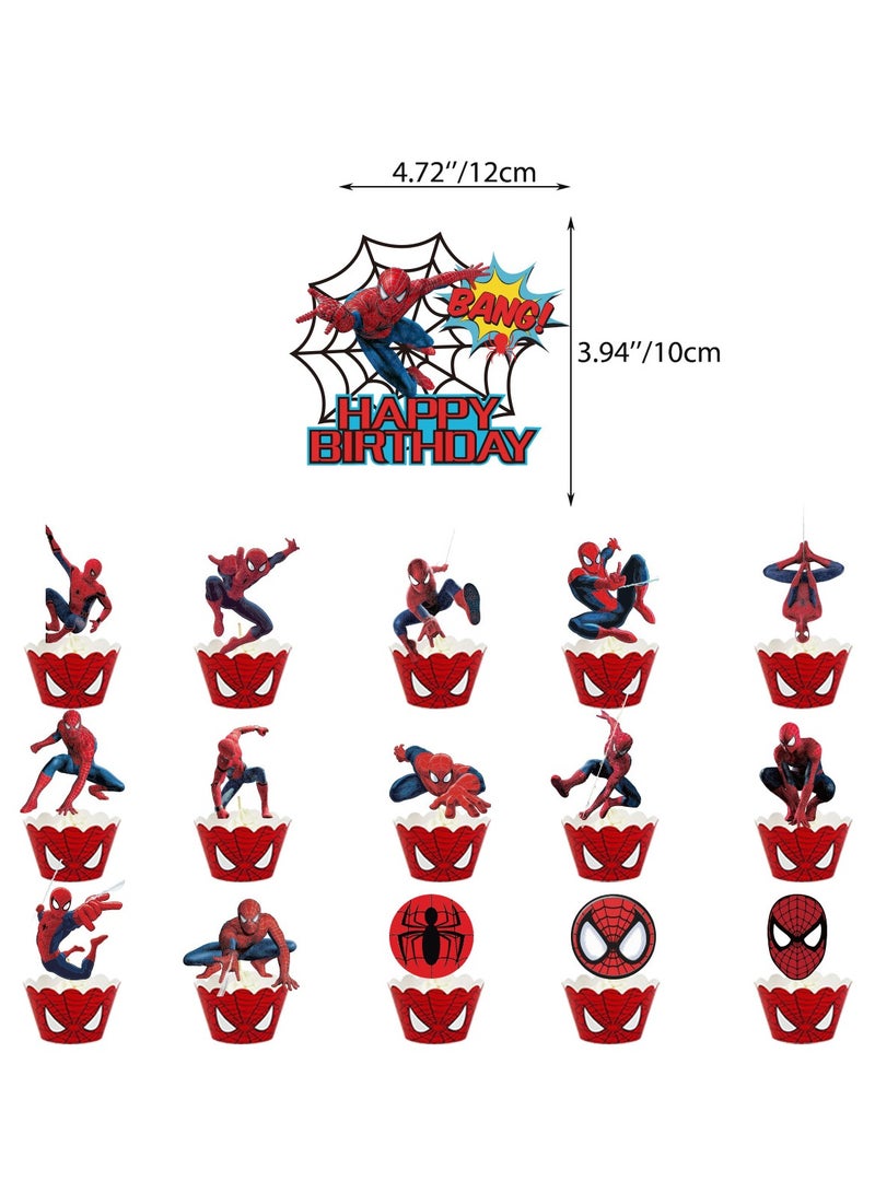 Superhero Theme Balloon Garland Set with Birthday Banner & Cake Topper, Ideal for Graduation, Baby Shower, Wedding & Party Backdrops, Indoor/ Outdoor Use - Image 4