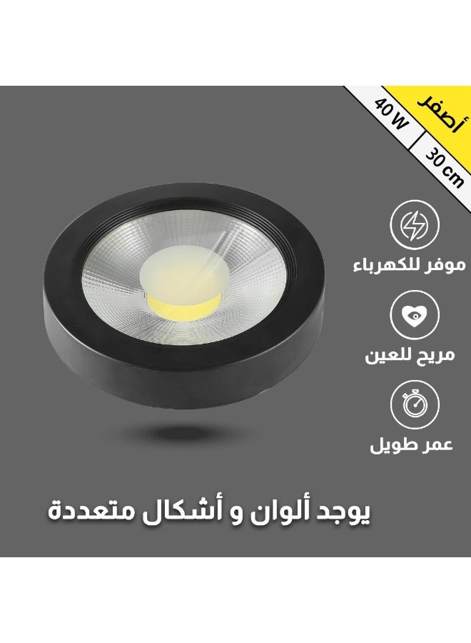 Hummer Black apparent lamp, yellow lighting color, 40 watts, 30 cm - Image 2