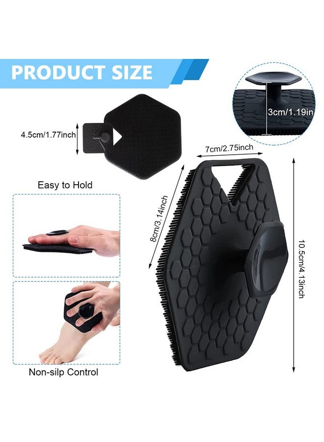 MAYCREATE Silicone Body Scrubber with Suction Handle, Shower Body Brush Handheld Cleansing Skin Brush for Nourishing, Gentle Exfoliating Massage for all Kinds of Skin - Image 3