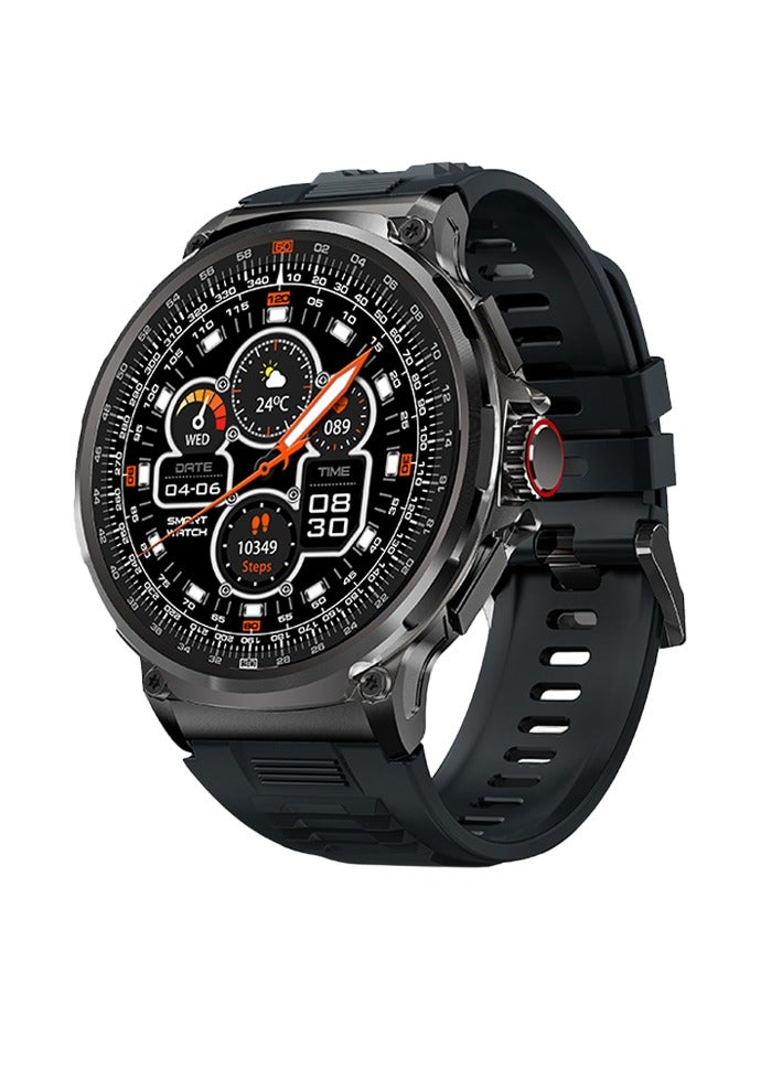AROAQ V69 Smartwatch, 1.85 Inch Ultra HD Display Men Smartwatch, IP68 Waterproof Fitness Tracker Watch, Comfortable And Lightweight Smart Wristwatch With 100 Plus Exercise Modes, (1pc, Black) - Image 1