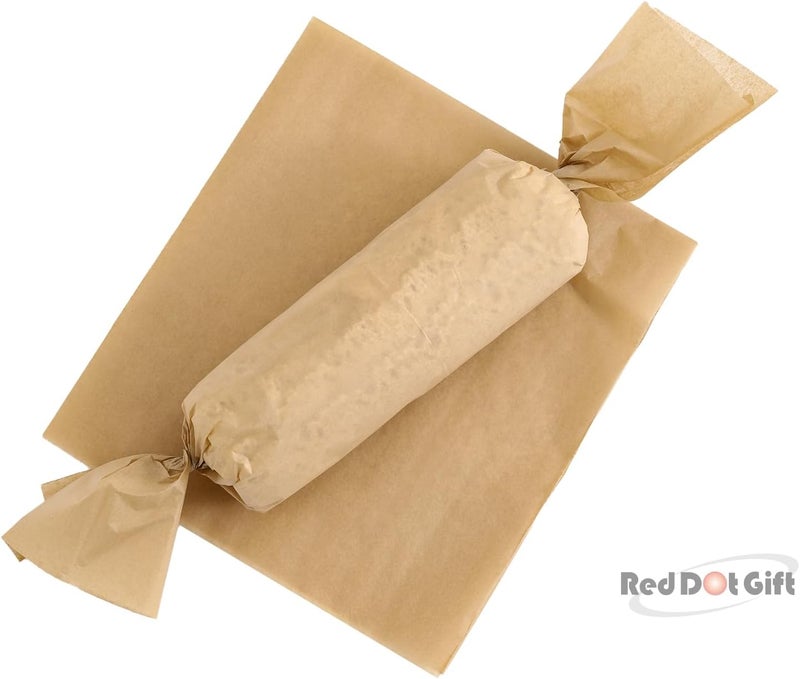 Red Dot Gift® Dark Beige Tissue Paper Roll - 50cm x 30M, Acid-Free for Crafting and Gift Wrapping - Image 4