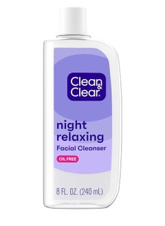 Clean & Clear Clean & Clear Night Relaxing Deep Cleaning Face Wash, 8 Fluid Ounce (Packaging May Vary)  - Image 1