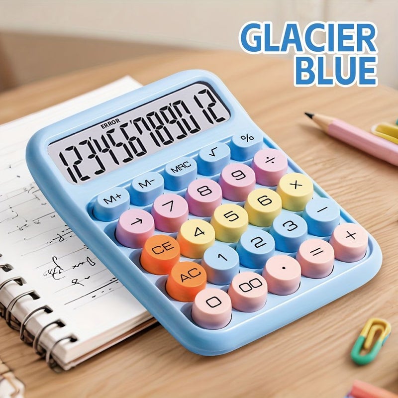 Pearl White Calculator High Precision Dropproof Back To School Equipment - Image 4