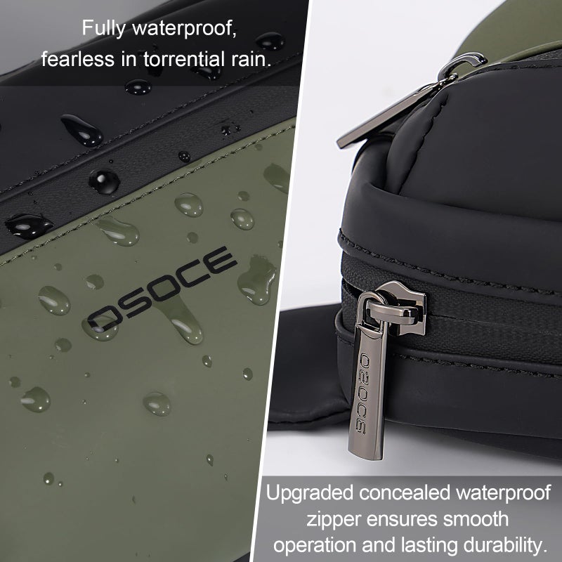 OSOCE Cross Body Fanny Pack for Men Women, Fashion Waist Packs, Crossbody Bags, Belt Bag with Adjustable Strap, Small - Image 2