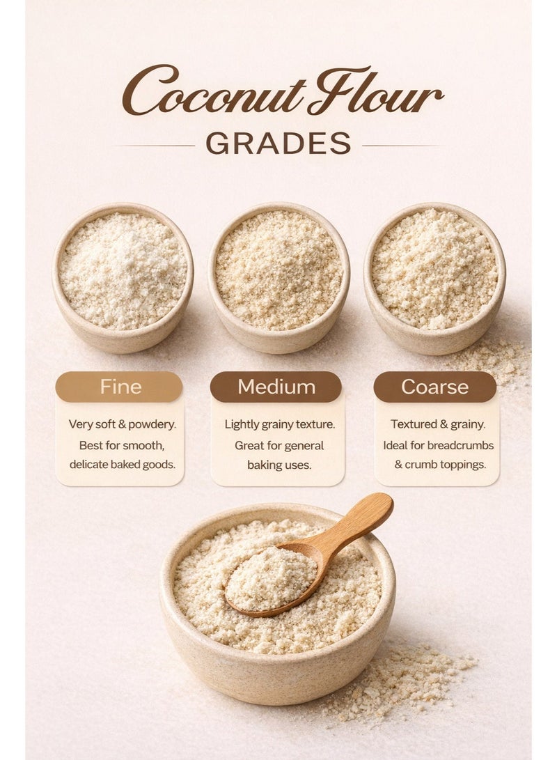 Elephant & Fig Tree Coconut Flour 450g, Gluten-Free, Keto-Friendly, Non-GMO , Made from Organic Coconut Extract, Ideal for Baking & Cooking - Image 3