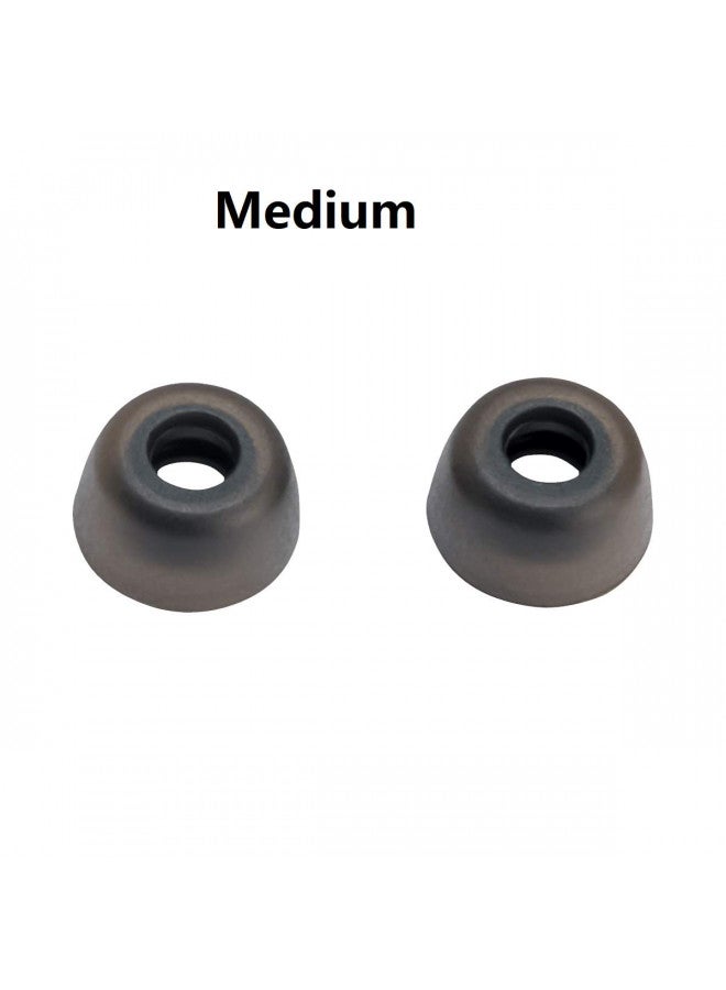 BLLQ BLLQ 12 PCS Replacement EarGels Ear Gels Ear Buds Tips Compatible with Jabra Elite 65t Earbuds/Jabra Elite Active 65t Earbuds / 75t Earbuds, S/M/L 3 Size 6 Pairs, Gray 65t Tips  - Image 2