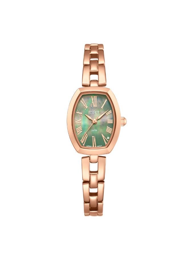 ECSTACY Women's 304 solid stainless steel Analog Watch E25512-RBKG - 20.5 mm - Image 1