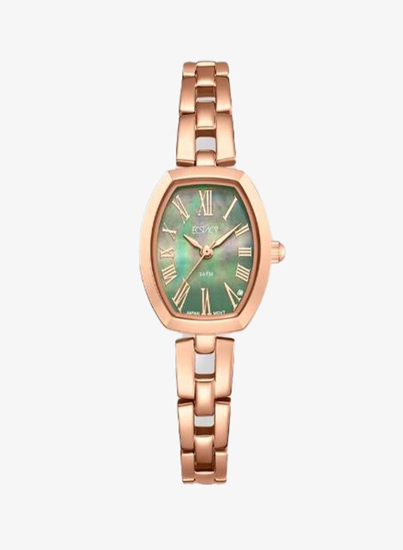 ECSTACY Women's 304 solid stainless steel Analog Watch E25512-RBKG - 20.5 mm - Image 4