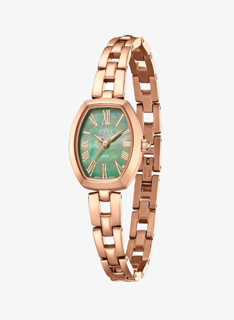 ECSTACY Women's 304 solid stainless steel Analog Watch E25512-RBKG - 20.5 mm - Image 2