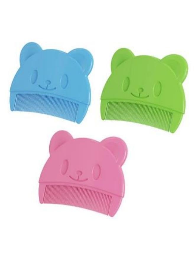 Pack Of 3 Baby Bear Shaped Washing Comb  - Image 1