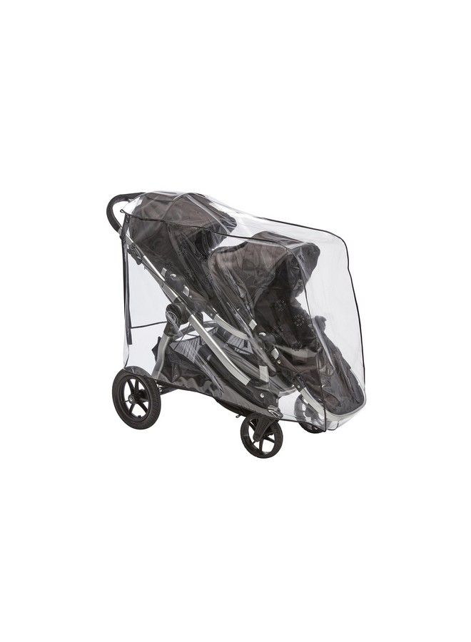 baby jogger Sashas Premium Series Rain And Wind Cover For Baby Jogger City Select Double Stroller - Image 2