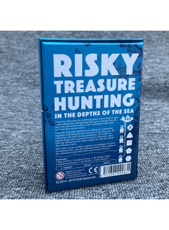 Deep Sea Advensture Family Entertainment Kidsren Family Party Card Game Toy Board Treasure Hunt-Specifications:deep Sea Advensture Deep Sea Adventure