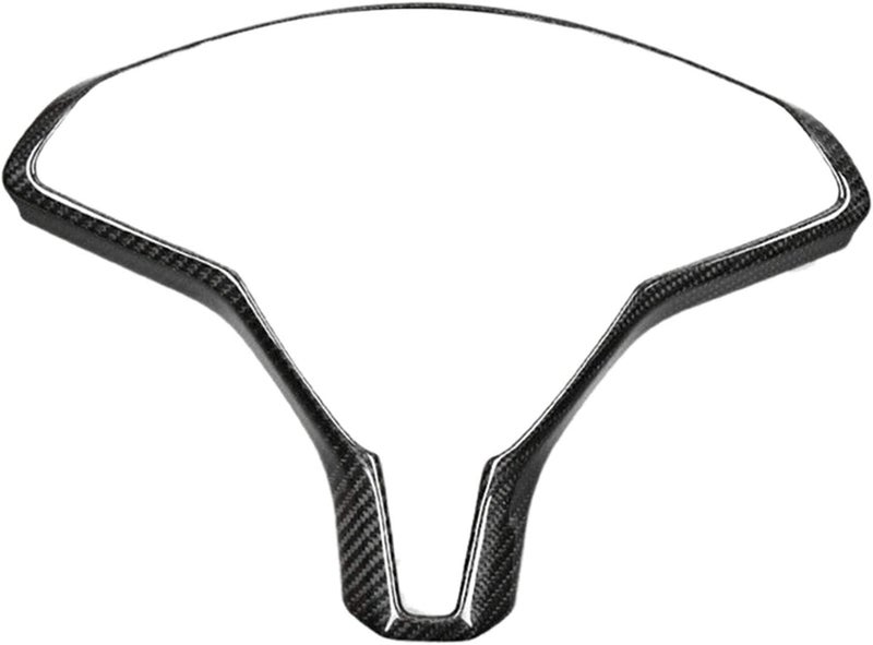 DEMULAX Carbon Fiber Steering Wheel Frame Trim for Tesla - Image 1