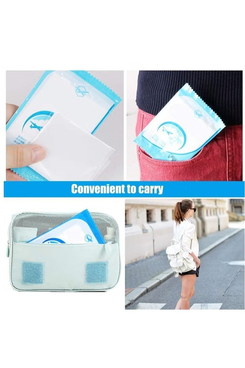 Pack Of 50 Pcs Disposable Toilet Seat Covers, antibacterial Waterproof Portable Potty Toilet Seat insulation Cover for Kids, Pregnant Travel, Hospital, Public Toilet, Hotel, Wrapped Pocket Size, restroom plastic bags - Image 4