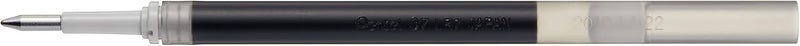Refill Ink - For EnerGel Gel Pen, 0.7mm Metal Tip, Medium, Gray Ink, 12 pack (LR7-N)