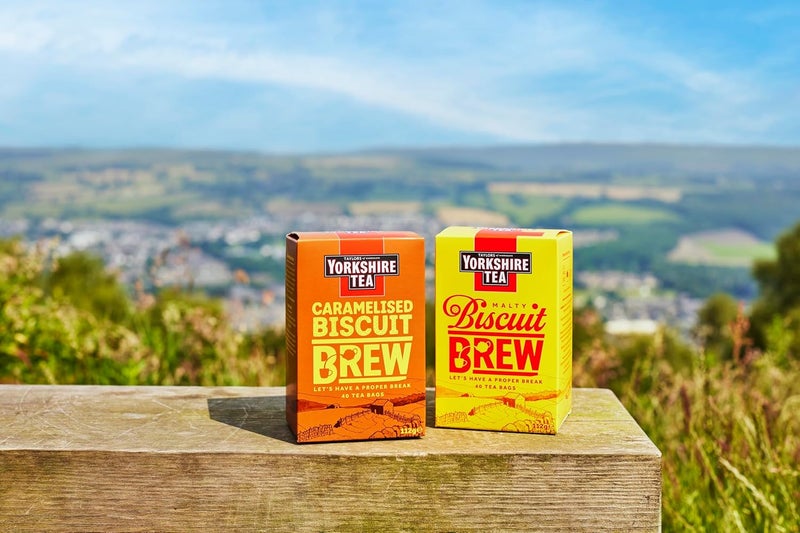 Yorkshire Tea Caramelized Biscuit Flavored Tea Bags - Pack of 4 (160 Sachets) - Image 4
