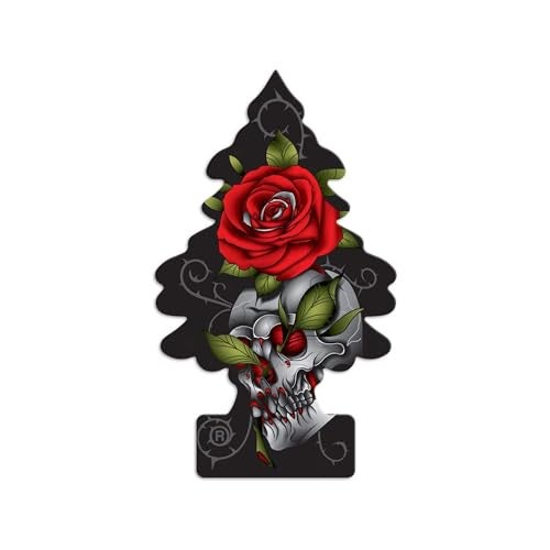 Little Trees Rose Thorn Air Freshener | Bold Floral Fragrance | Iconic Tree Hanging Design | For Car, Home, Wardrobe | Imported from USA - Image 2