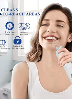 Changli Water Flosser, Water Dental Flosser Pick for Teeth, 330ML IPX7 Waterproof Oral Irrigator, 5 Modes 4 Replaceable Jet Tips, Professional Flossing Cleaning Picks for Home Travel Gums, Braces Care  - Image 4