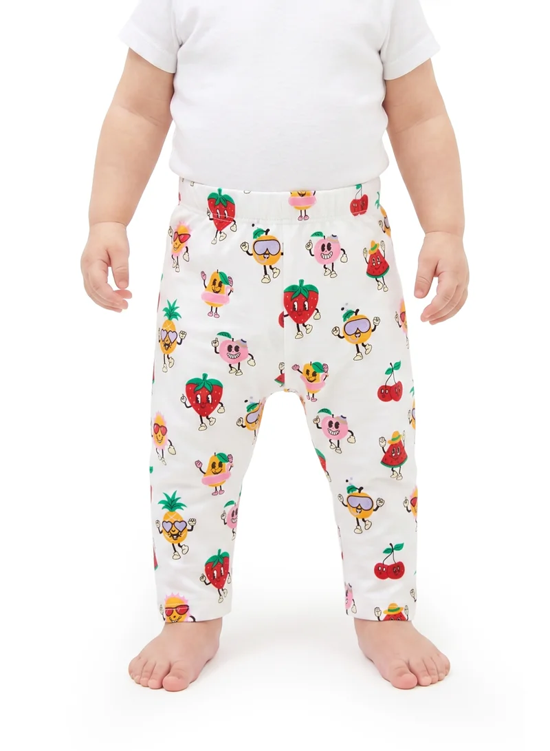 AIKO AIKO Infant Girls Playful Fruit Print Pants