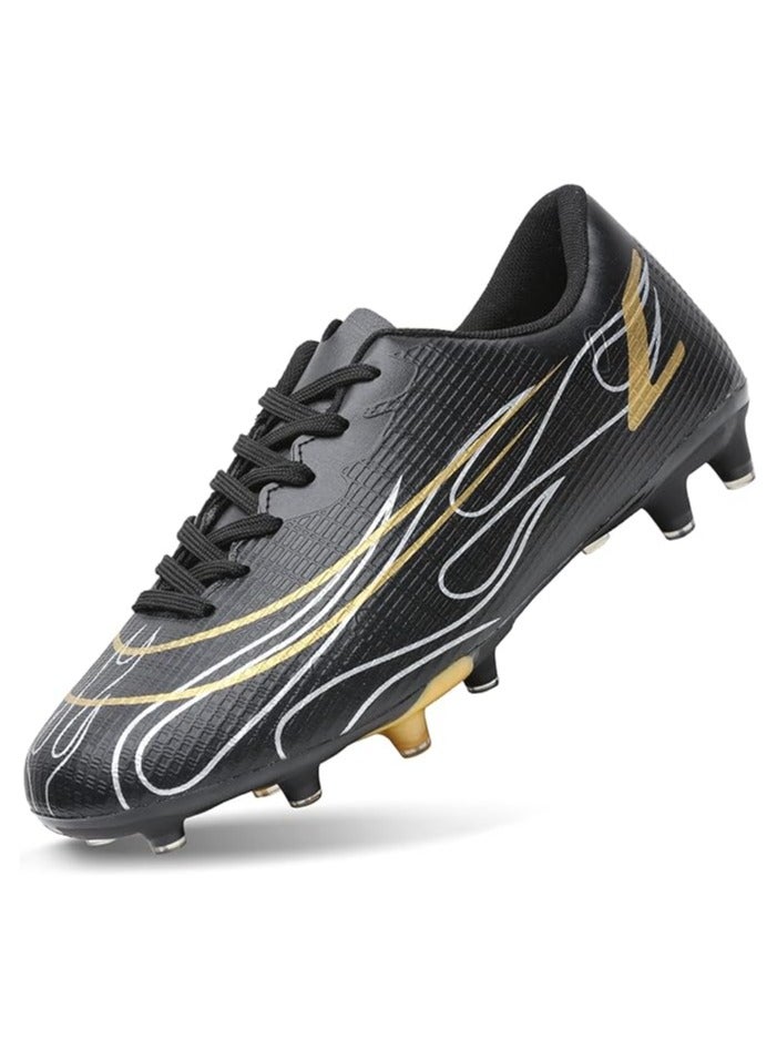 Kids Soccer Cleats Boys Girls Soccer Shoes Youth Athletic Outdoor & Indoor Baseball Shoe Firm Ground Cleat Comfortable Flexible Sneaker - Image 1