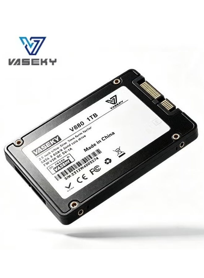 Vaseky 1TB SSD 2.5'' SATA3 Internal Solid State Drive Hard Drive for Laptop and Desktop PC - Image 1
