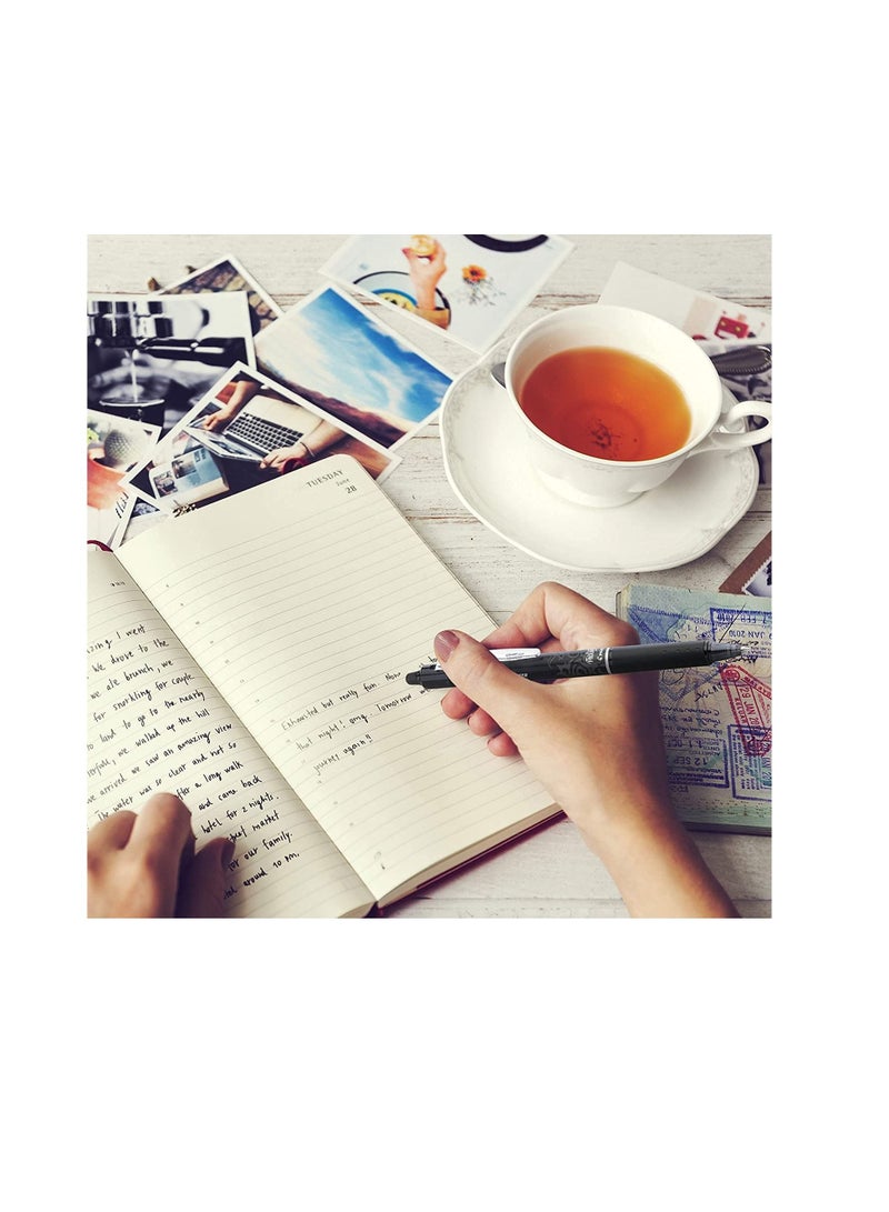 PILOT قلم حبر قابل للمسح 6 قطع فريكسون كليكر 0.5 مم حبر أسود - Image 3