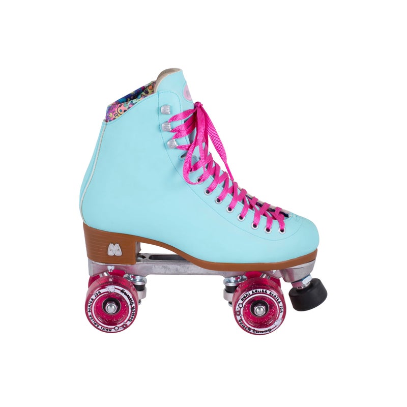 Moxi Beach Bunny Roller Skates for Women - Colorful, Precision-Fit Skate with High-Rebound Wheels, Moisture-Wicking Lining & Padding, Roller Skates, Blue Sky - 5 - Image 1