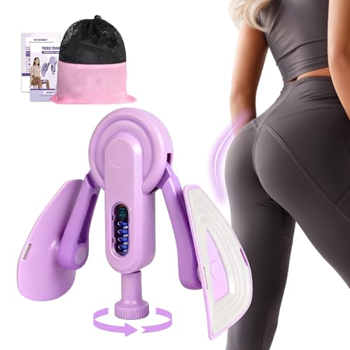 JHMFDDSB Thigh Trainer Thigh Exerciser for Women, 10-100LB Enhanced Adjustable Resistance Inner Thigh Exerciser, 360° Thigh Trainer Workout Equipment for Pelvic Floor Muscle Repair, Kegel Exercise - Image 1